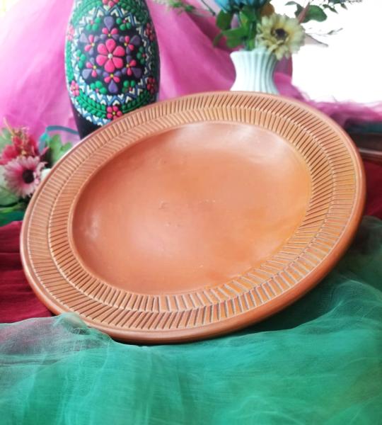 Handcrafted Clay Plate